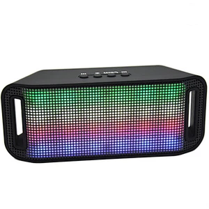 portable home theater karaoke mini waterproof wireless outdoor woofer colorful flashing light led speaker