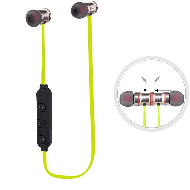 Wireless sport In-Ear neck headphones bluetooth earphones for running