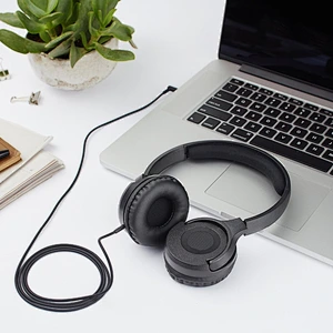 custom color stereo wired mp3 computer headphone