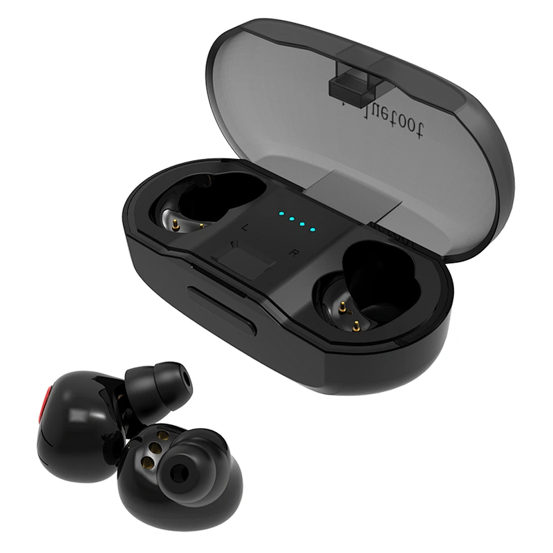 Portable Stereo Mini Twins Earphone Waterproof 5.0 TWS Wireless Bluetooth Earbuds