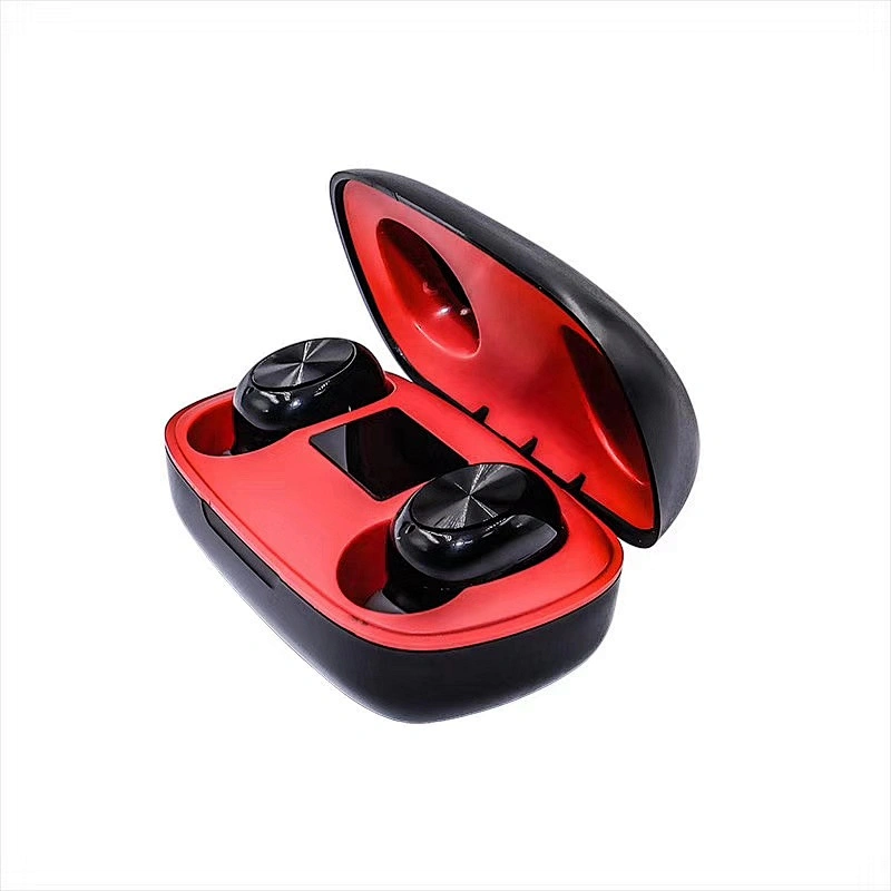 BT 5.0 Wireless Earbuds Noise Cancelling Mini In-ear LED Display TWS Earphone