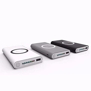 10000mAh portable fast charger qi wireless power bank