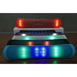 Custom Portable Mini LED Colorful Bass Wireless Speaker