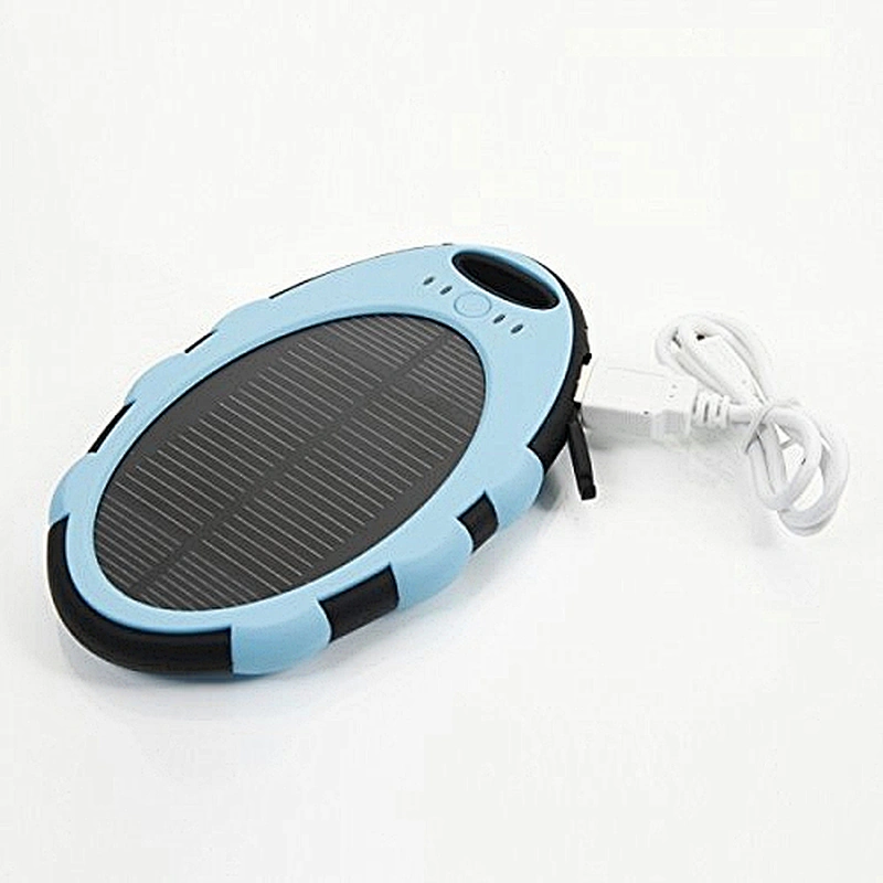 Outdoor Waterproof 5000mah Ultra Slim Solar Power Bank