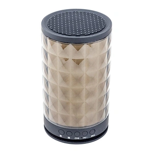 Led Color Changing atmosphere home theater wireless cylindrical bluetooth round diamond Speaker with light