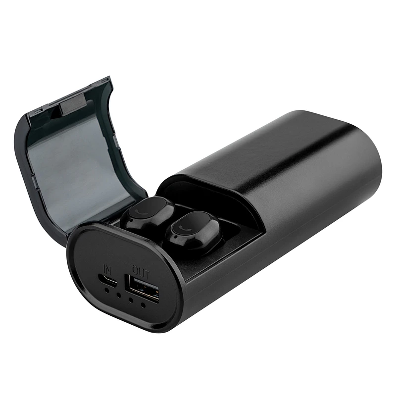 earphones portable power bank 3600mah 5.0bt mini twins true tws wireless earphones with powerbank 3600mah