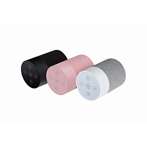 promotion gift portable cylinder bluetooth wireless fabric bt speaker
