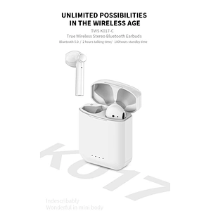 Kingstar Custom Wholesale earpods K017C In-Ear True Wireless Stereo Earphone Sport Earbud Wireless tws Earphones