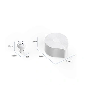 Mini Pocket TWS Bluetooth 5.0 Macaron Color Rotating Cover Wireless Earbuds