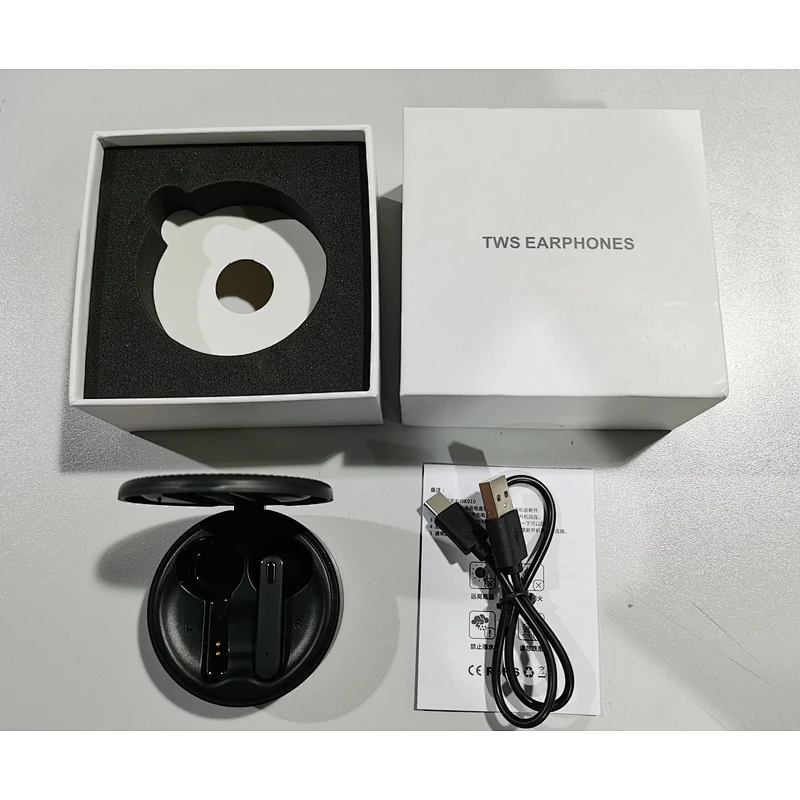 Best Quality Gamer Headphones Earphones OEM Headset Black Waterproof Wireless Bluetooth Earphone for i12 TWS Earbuds
