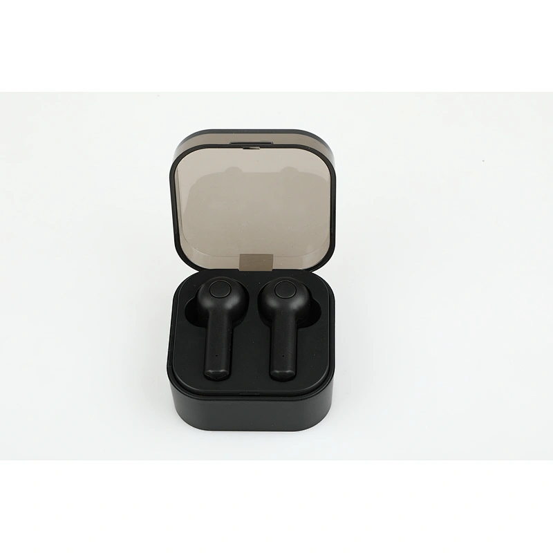 Square in ear Stereo Bass Earbuds mini TWS True 5.0 wireless charge Earphones