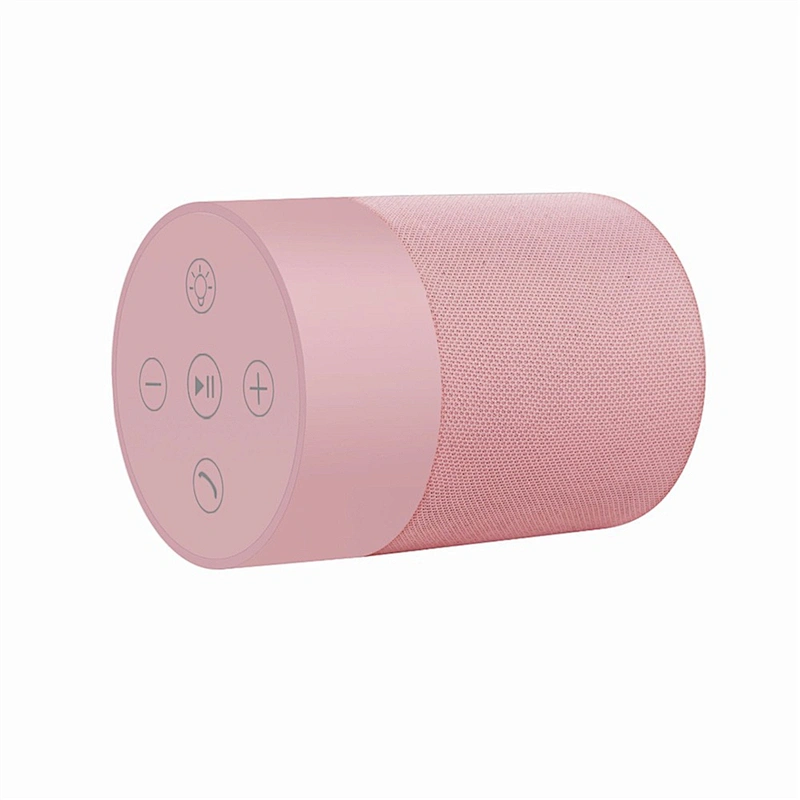 Cylinder Cloth Surface Stereo 3w Mini Fabric Wireless BT Speaker