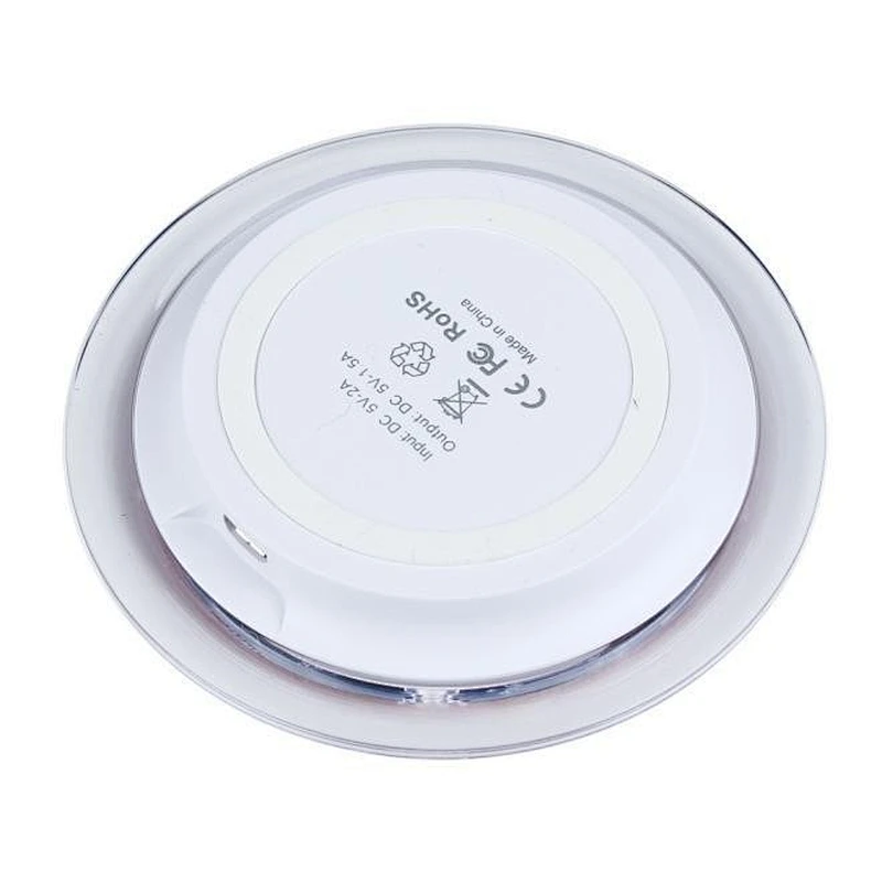promotion gift Mini portable thin Smart phone Round QI Q6 Wireless Charger