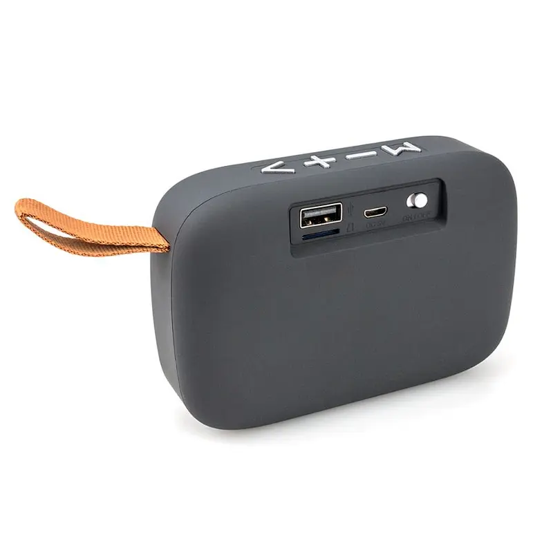 oem logo portable cube mini wirelss fabric handheld speaker