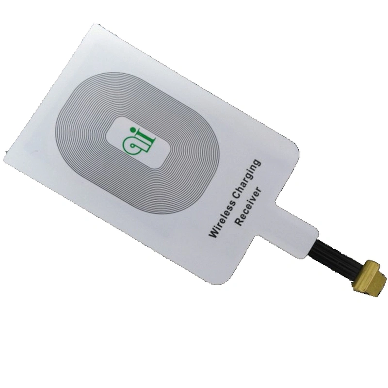 promotion gift portable Fast Charging Adapter Receptor QI Standard ultra thin Receiver Wireless Charger