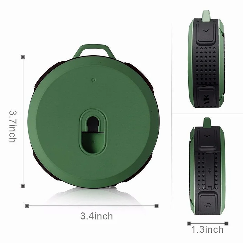 sport 3w mini shower waterproof speaker with sucker