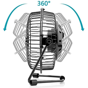 4 Inch Mini Desk USB Fan Aluminum Blades Air Cooling Desk Fan