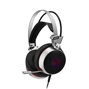 Vibration Noise Cancelling Stereo USB Wired Gaming Headset Headphone