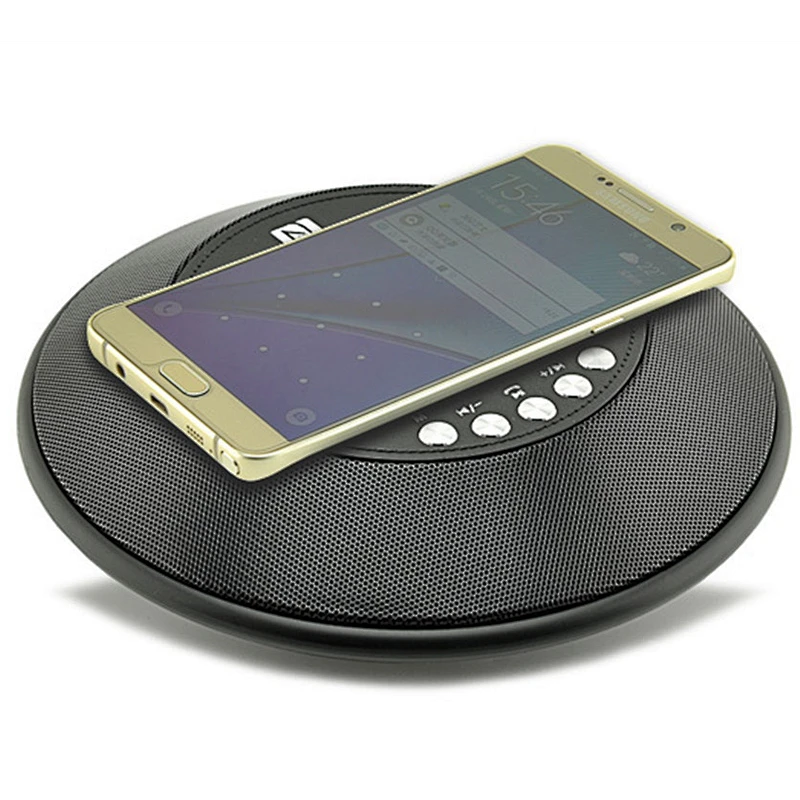 Alarm Clock display portable phone wireless charger speaker
