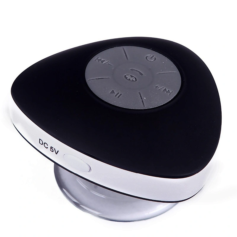 With Silicone Suction Cup Ipx4 Waterproof Wireless Shower Speaker
