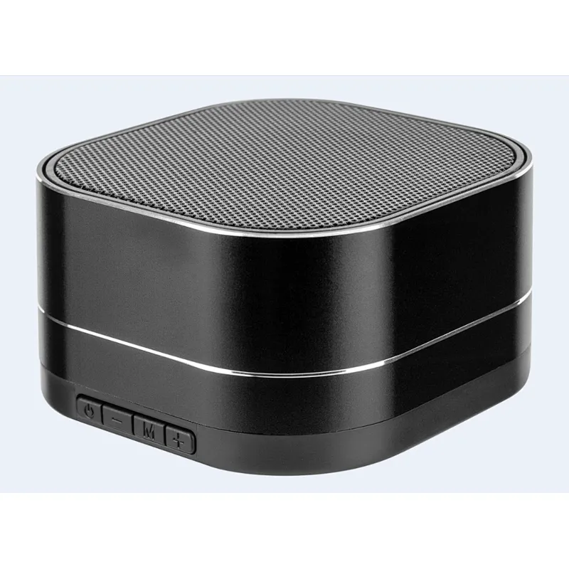 Promotion gifts outdoor car audio sound player Super Bass Stereo sound metal portable square aluminium mini wireless speaker