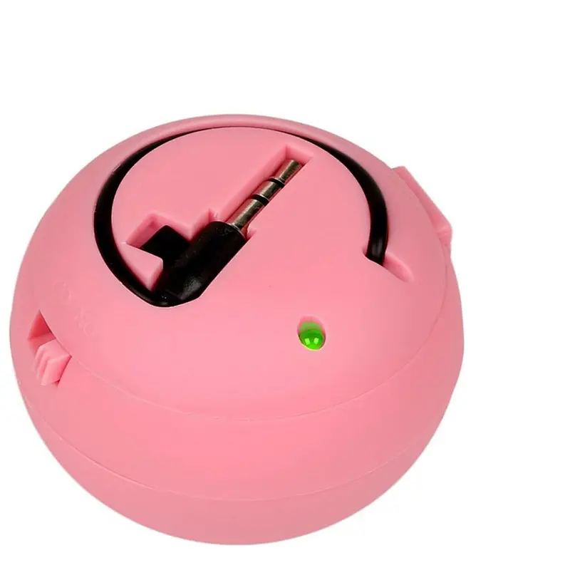 Round Small USB Portable Music Player Vibration Round Spherical Bluetooth BT Foldable Hamburger Mini Wireless Speaker