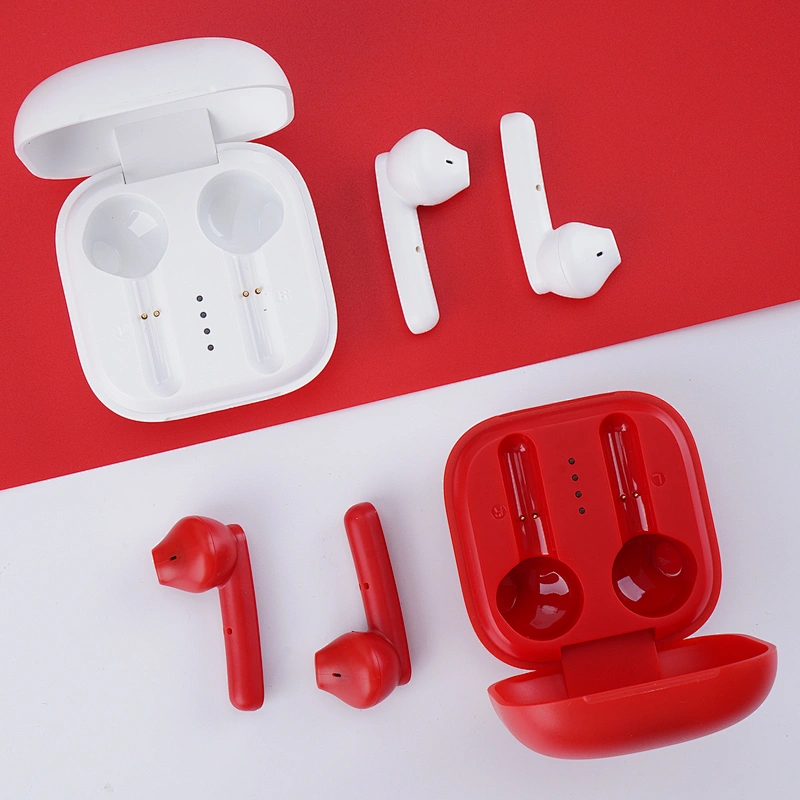 V5.0 Earphone Stereo Wireless Earbuds Mini promotional earphones with Charging Box