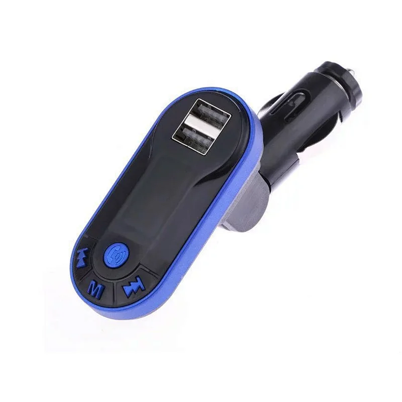 BT Handsfree MP3 Player car Kit dual usb Car FM Transmitter With USB Port