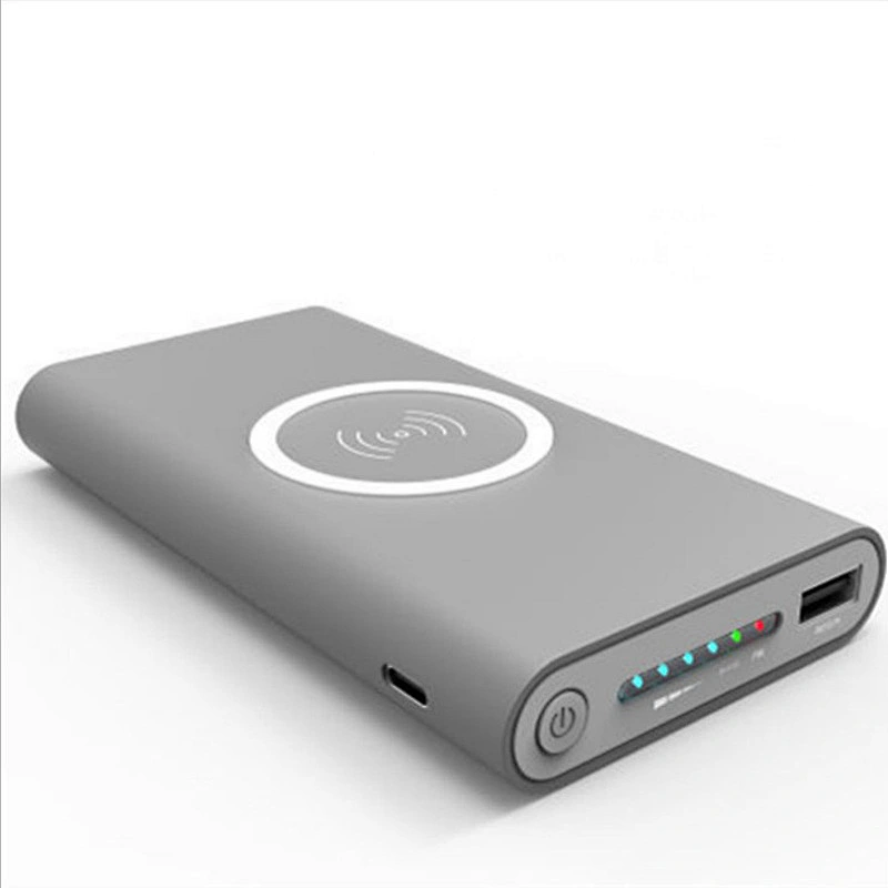 portable mobile charger qi wireless charger with power bank