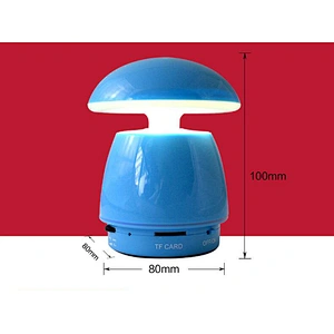 Wireless Bluetooth LED Light Flashing Mini Mushroom Lamp Speaker