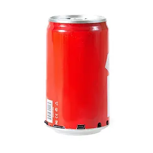 wholesale cheap OEM logo Promotion Gift stylish Color stereo music player Printing Portable Custom Tin Can Speaker Wireless