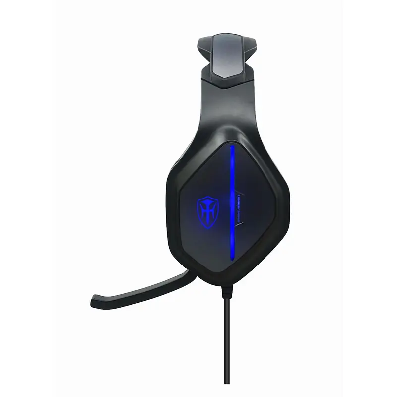 Noise cancelling led light computer headphone stereo game headset
