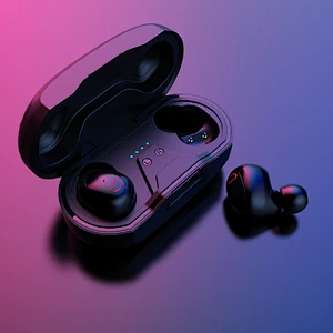 Sports Mini TWS True Wireless Noise Canceling Bluetooth Volume Control Daul Ear Earphone