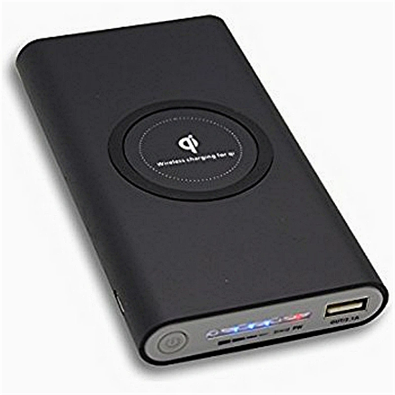 8000mAh Qi Standard Wireless Mobile Charger with Power Bank