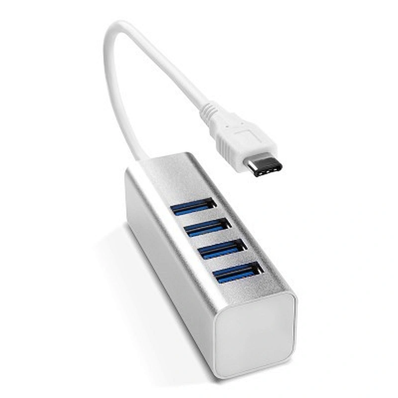Multi-function Type-C Adapter 3.0 USB Mini High Speed 4 Ports Hubs For Laptop PC Compute