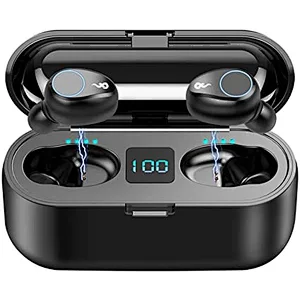 F9 Headset Earphone Led Mini wireless Earbuds 5.0 TWS In-ear Headphones