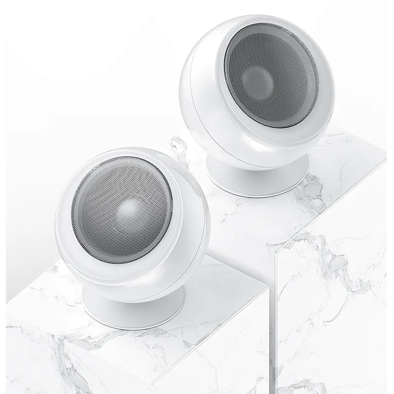 Mini Round Stereo Bass Wireless Bluetooth Twins Speaker