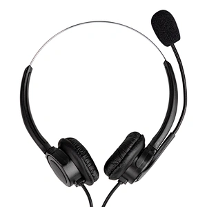 answering service usb business headphone stereo noise cancelling computer headset