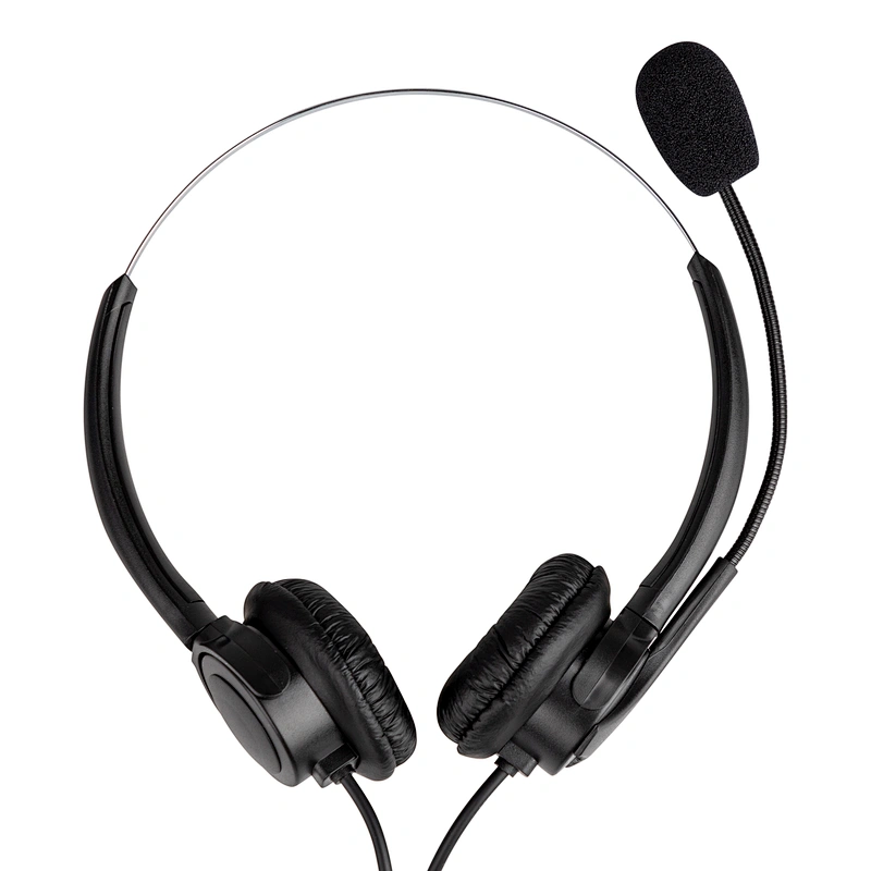 answering service usb business headphone stereo noise cancelling computer headset