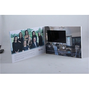DIY LCD Screen Recordable Advertising Video Greeting Invitation Card