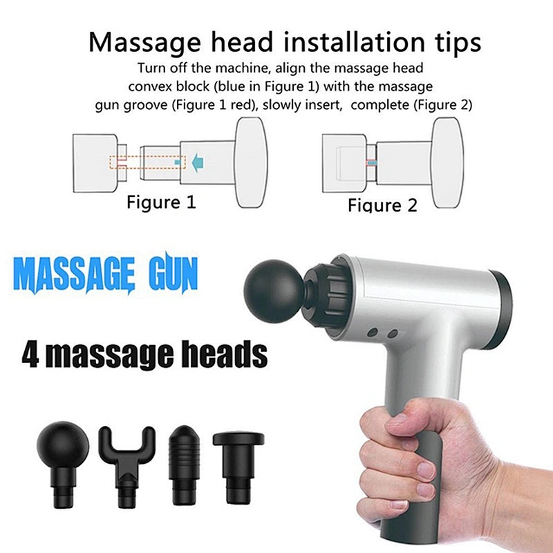 YOUMAY Factory Wireless Body Massager Shoulder Fascial Gun Deep Vibration Tissue Massage Gun