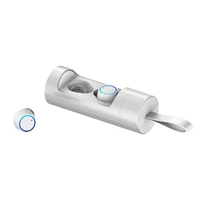K013 Mini Cylinder Invisible in Ear True Wireless TWS Earbuds Auto Connected Rotating Aluminum Alloy Bluetooth Earphones