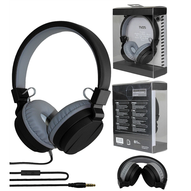 Promotion Cheap 3.5mm Wired Stereo PC Overhead Headphone