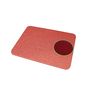 customize logo Desktop standard qi leather charging mouse pad with wireless charger