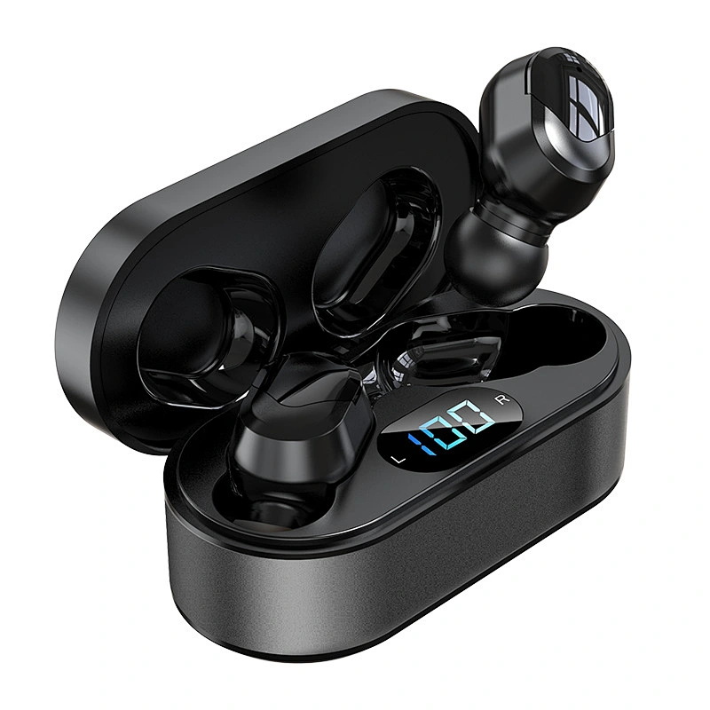 True Wireless TWS Earbuds with Noise Reduction Waterproof IPX8 BT Earphone & Headphone