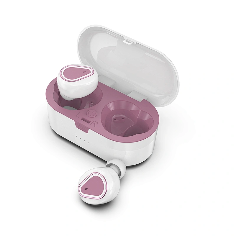 V5.0 Handfree Cordless Stereo Bluetooth Dual Color Mini Wireless Mic Earbuds