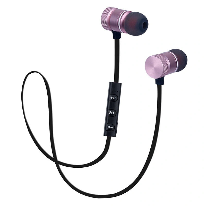 magnetic wireless 4.1 stereo sport microphone earbuds