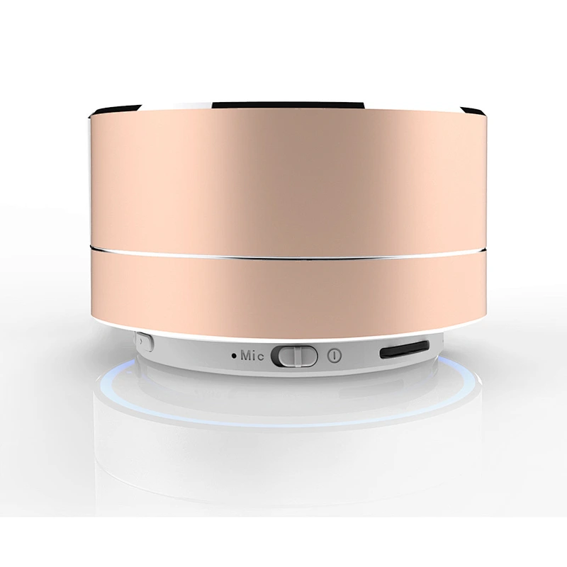custom printing promotion portable round A10 wireless speaker