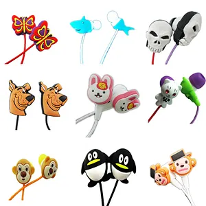cheap promotion 3.5mm wired oem logo pvc earbuds
