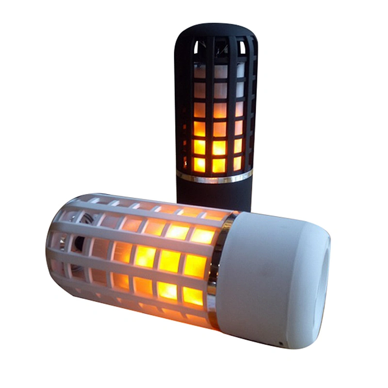 waterproof portable wireless Bluetooth  lamp  fire speaker